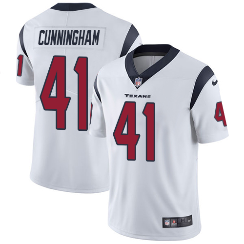 Nike Texans #41 Zach Cunningham White Men's Stitched NFL Vapor Untouchable Limited Jersey